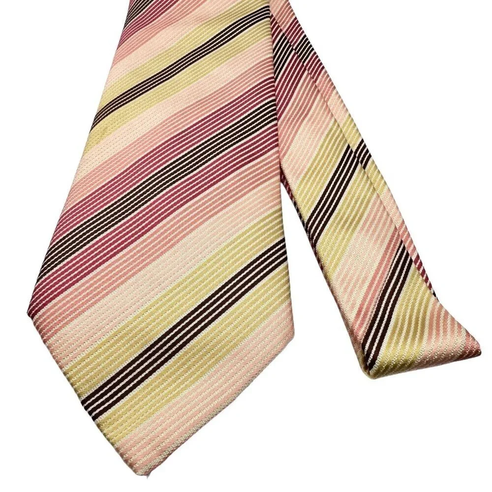 Hermés Paris Men's Multicolor Pastel‎ Tie 100% Silk